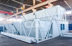 廣西賀州老客戶訂購HGM125超細磨粉機發(fā)貨現(xiàn)場